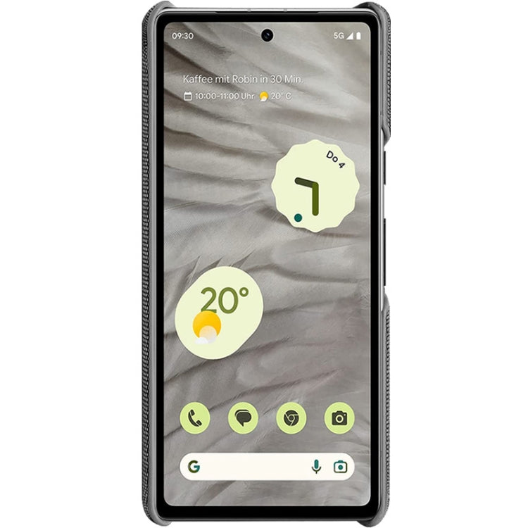 For Google Pixel 7a imak Ruiyi Series Cloth Texture PU + PC Phone Case(Dark Grey)