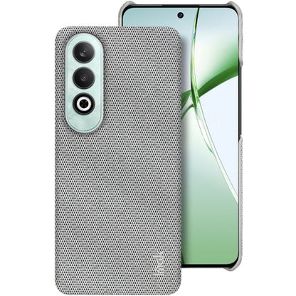 For OnePlus Nord CE4 5G imak Ruiyi Series Cloth Texture PU + PC Phone Case(Light Grey)