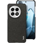 For OnePlus 13 imak Ruiyi Series Cloth Texture PU + PC Phone Case(Black)
