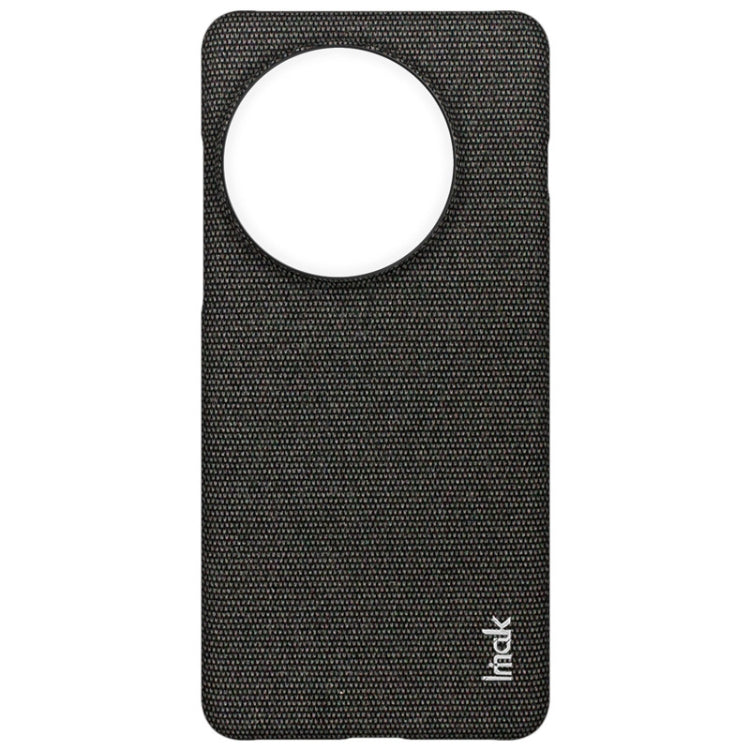 For OnePlus 13 imak Ruiyi Series Cloth Texture PU + PC Phone Case(Black)