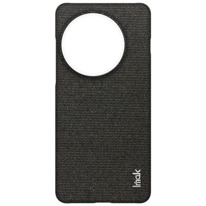 For OnePlus 13 imak Ruiyi Series Cloth Texture PU + PC Phone Case(Black)
