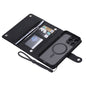 Pour iPhone 13 ViLi GHB Series Coque de Téléphone en Cuir Zippée Magnétique MagSafe (Noir)