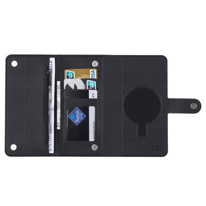 Pour iPhone 13 ViLi GHB Series Coque de Téléphone en Cuir Zippée Magnétique MagSafe (Noir)