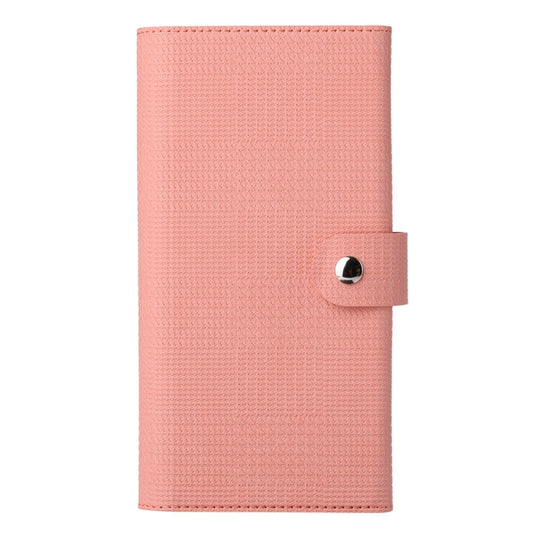 Pour iPhone 14 Plus Étui portefeuille en cuir magnétique MagSafe avec fermeture éclair Série ViLi GHB (Rose)
