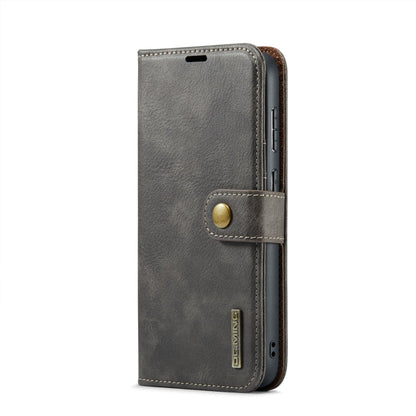 For Samsung Galaxy S24 5G DG.MING Crazy Horse Texture Detachable Magnetic Leather Case(Grey)