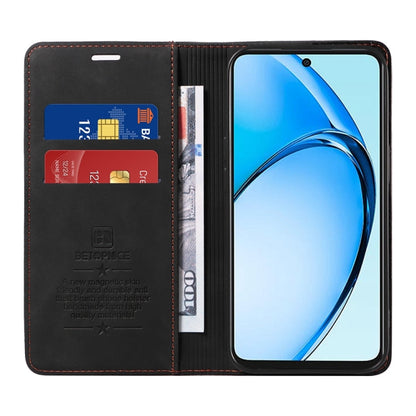 For OPPO A60 4G Global BETOPNICE Suction RFID Anti-theft Leather Phone Case(Black)