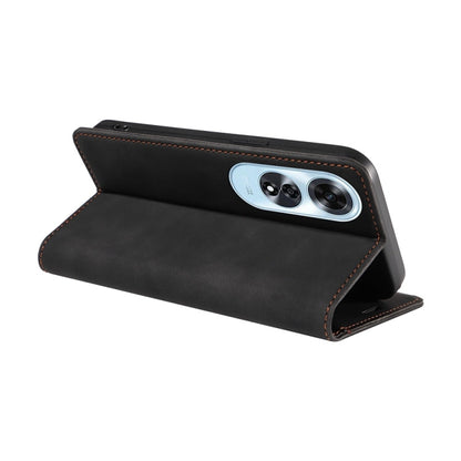 For OPPO A60 4G Global BETOPNICE Suction RFID Anti-theft Leather Phone Case(Black)