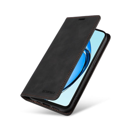For OPPO A60 4G Global BETOPNICE Suction RFID Anti-theft Leather Phone Case(Black)