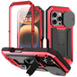 Pour iPhone 16 Pro Max R-JUST Étui de téléphone coulissant IP54 étanche à l'eau (rouge)