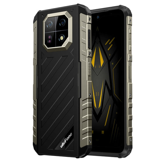 [HK Warehouse] Ulefone Armor 22, 8GB+256GB, IP68/IP69K Rugged Phone, 6.58 inch Android 15 MediaTek Helio G96 Octa Core, Network: 4G, NFC, OTG(All Black)