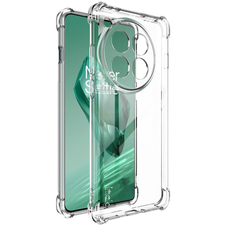 Pour l'étui de téléphone OnePlus 12 5G imak antichoc en TPU avec coussin d'air (Transparent)