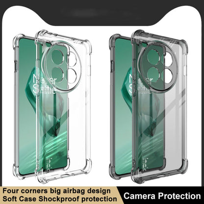 Pour l'étui de téléphone OnePlus 12 5G imak antichoc en TPU avec coussin d'air (Transparent)