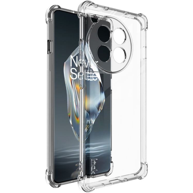 Pour OnePlus Ace 3 5G imak Coque de téléphone en TPU antichoc Airbag (transparent)