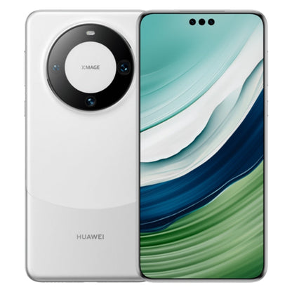 HUAWEI Mate 60 Pro, 12 Go+512 Go, Identification d'empreintes digitales sous l'écran, 6,82 pouces HarmonyOS 4.0 Kirin 9000S Octa Core jusqu'à 2,62 GHz, NFC, OTG, Ne prend pas en charge Google Play (Blanc Argent)