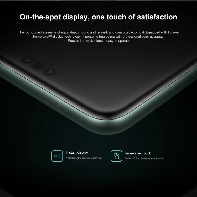 HUAWEI Mate 60 Pro, 12GB+512GB, Screen Fingerprint Identification, 6.82 inch HarmonyOS 4.0 Kirin 9000S Octa Core up to 2.62GHz, NFC, OTG, Not Support Google Play(Cyan)