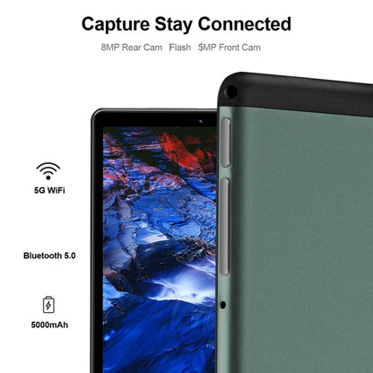 BDF P8 3G Phone Call Tablet PC 8.0 inch, 4GB+64GB, Android 10.0 MTK8321 Octa Core, Support Dual SIM, EU Plug(Grey)