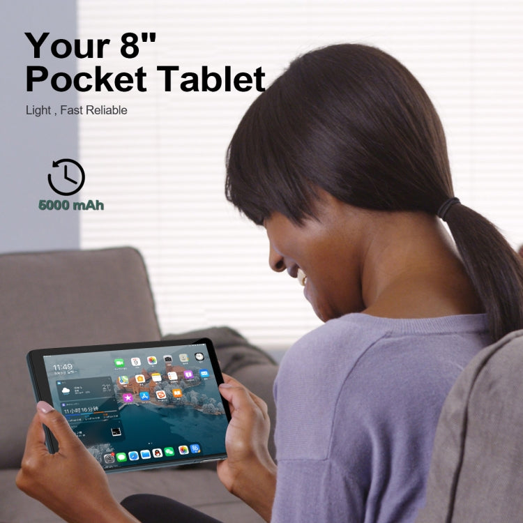 BDF P8 3G Téléphone Tablette PC 8.0 pouces, 4GB+64GB, Android 10.0 MTK8321 Octa Core, Prise en charge double SIM, Prise UE (Vert)