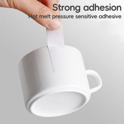 2 Volumes Deli High Adhesive Double Faced Adhesive Strong Dual Sided Tape, Size: 12mm