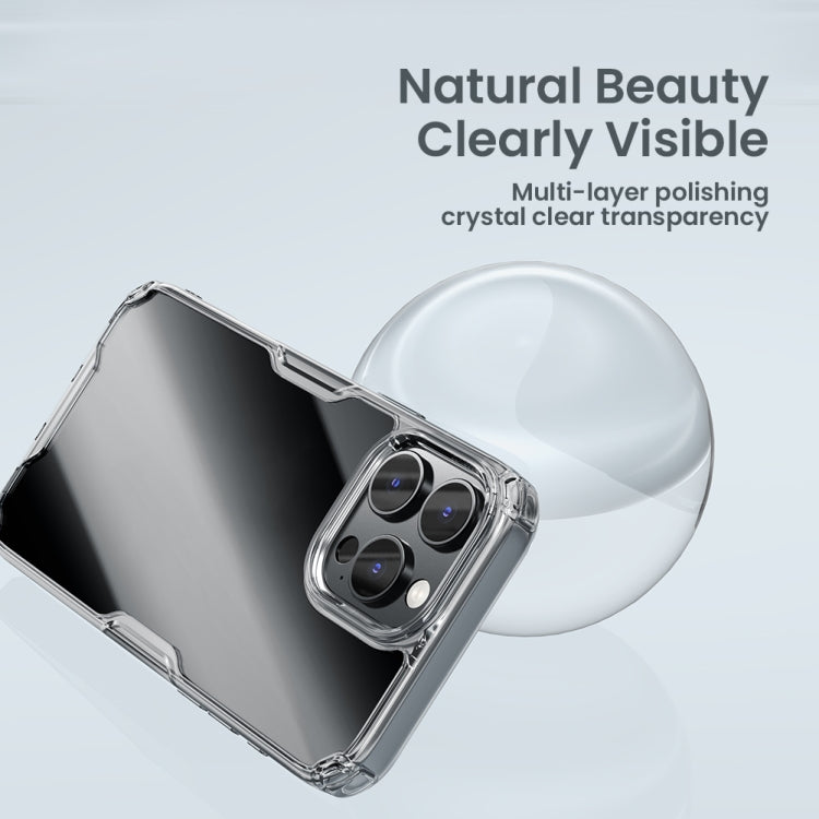 For iPhone 16 Pro Max NILLKIN Ultra Clear PC + TPU Phone Case(Transparent)