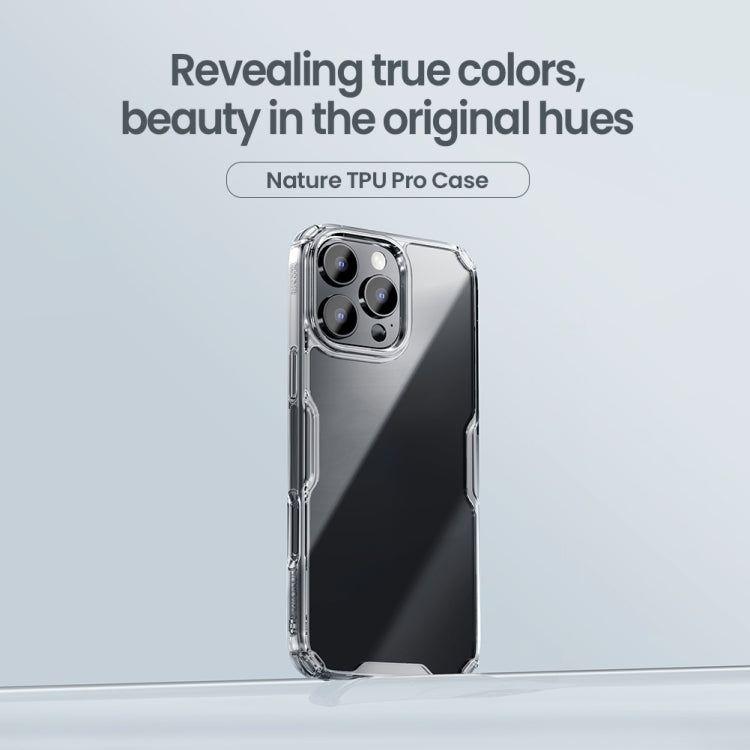 For iPhone 16 Pro Max NILLKIN Ultra Clear PC + TPU Phone Case(Blue)