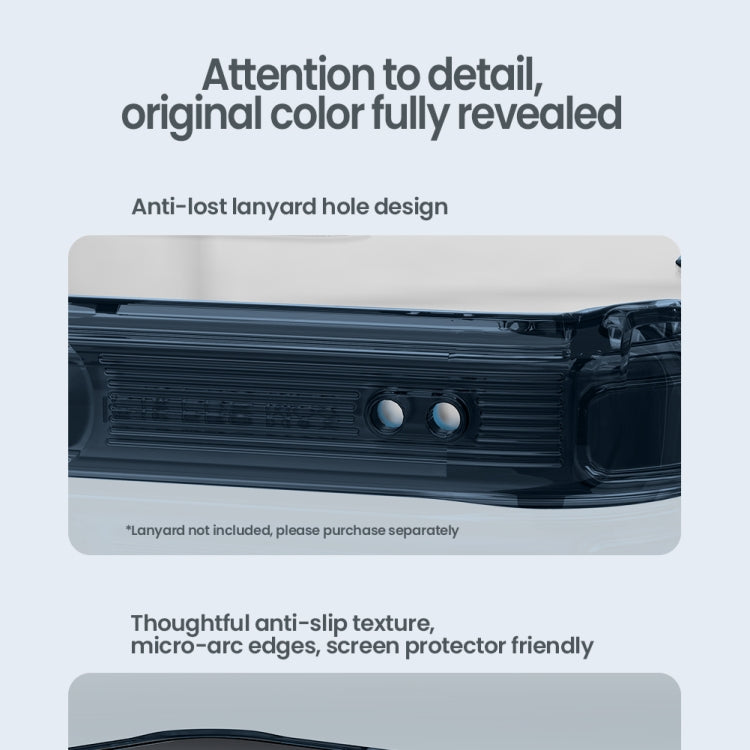 For iPhone 16 Pro Max NILLKIN Ultra Clear PC + TPU Phone Case(Blue)