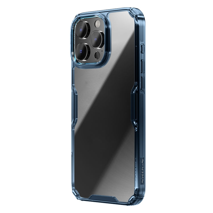 For iPhone 16 Pro NILLKIN Ultra Clear PC + TPU Phone Case(Blue)