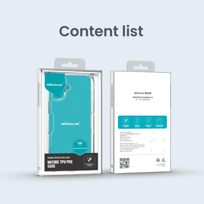 For iPhone 16 Plus NILLKIN Ultra Clear PC + TPU Phone Case(Blue)