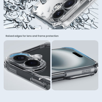 For iPhone 16 Plus NILLKIN Ultra Clear PC + TPU Phone Case(Blue)