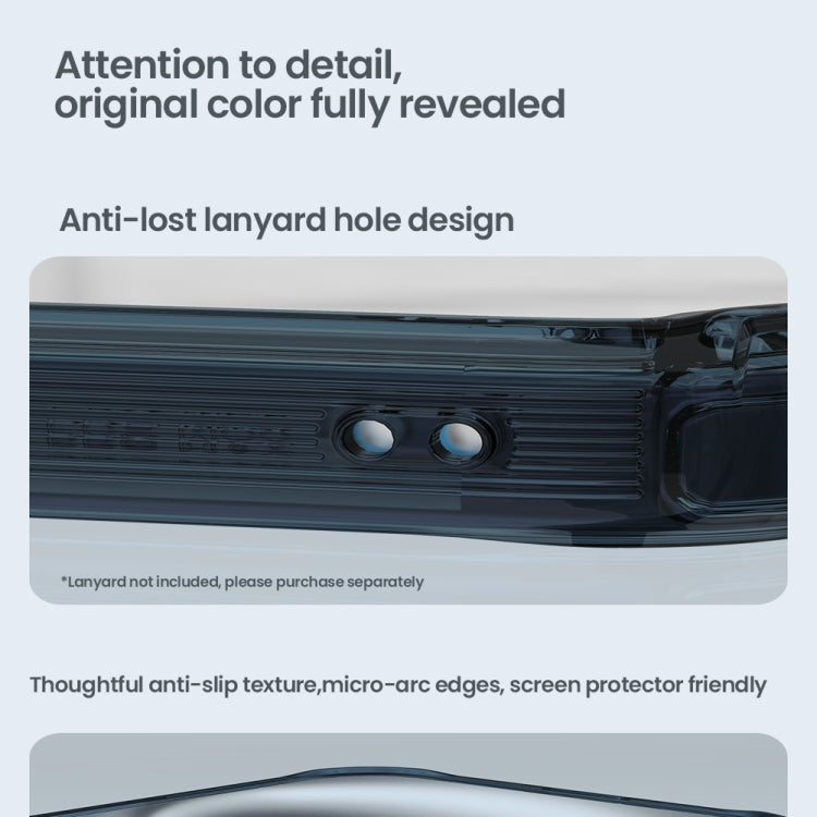 For iPhone 16 Plus NILLKIN Ultra Clear PC + TPU Phone Case(Blue)