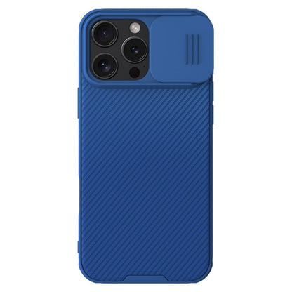 Pour iPhone 16 Pro Max NILLKIN CamShield Pro Coque de téléphone magnétique Magsafe (Bleu)