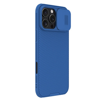 Pour iPhone 16 Pro Max NILLKIN CamShield Pro Coque de téléphone magnétique Magsafe (Bleu)