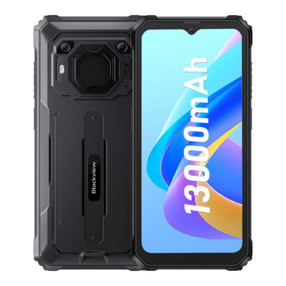 [Entrepôt HK] Blackview BV6200 Pro, 6GB+128GB, IP68/IP69K/MIL-STD-810H, 6,56 pouces Android 14 MediaTek Helio P35 Octa Core, Réseau: 4G, OTG, NFC(Noir)
