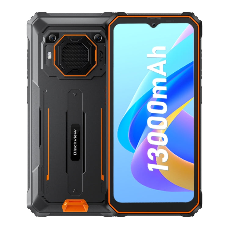 [HK Warehouse] Blackview BV6200 Pro, 6GB+128GB, IP68/IP69K/MIL-STD-810H, 6.56 inch Android 13 MediaTek Helio P35 Octa Core, Network: 4G, OTG, NFC(Orange)