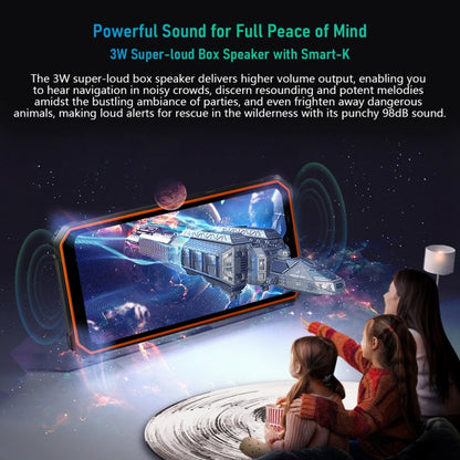 [Entrepôt HK] Blackview BV6200 Pro, 6GB+128GB, IP68/IP69K/MIL-STD-810H, 6,56 pouces Android 14 MediaTek Helio P35 Octa Core, Réseau: 4G, OTG, NFC(Noir)