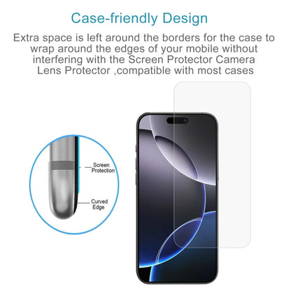 For iPhone 16 Pro Max 0.26mm 9H 2.5D Tempered Glass Film