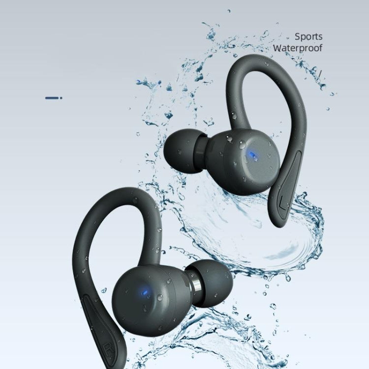 T&G T40 TWS IPX6 Waterproof Hanging Ear Wireless Bluetooth Earphones with Charging Box(Orange)