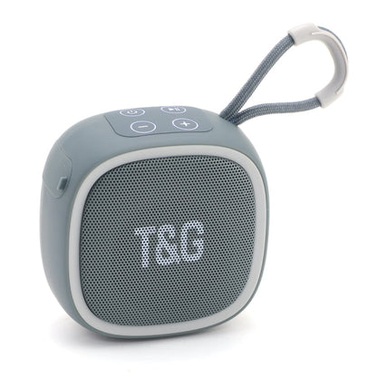 T&G TG659 Mini haut-parleur Bluetooth portable TWS d'extérieur (gris)