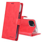 Pour iPhone 15 Coque en cuir texturé GOOSPERY BLUE MOON Crazy Horse (Rouge)