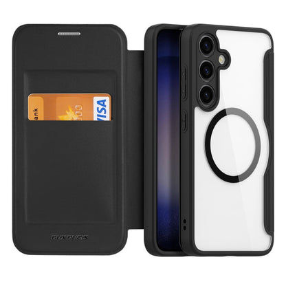 Pour Samsung Galaxy S24+ 5G DUX DUCIS Skin X Pro Series Magsafe PC + TPU Étui en cuir (Noir)