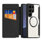 For Samsung Galaxy S25 Ultra 5G DUX DUCIS Skin X Pro Series Magsafe PC + TPU Phone Leather Case(Black)