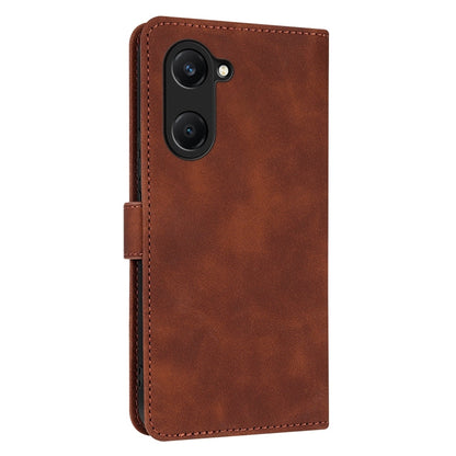 For vivo Y37 / Y36t / Y03 / Y18 AZNS Skin Feel Calf Texture Flip Leather Phone Case(Brown)