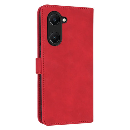 For vivo Y37 / Y36t / Y03 / Y18 AZNS Skin Feel Calf Texture Flip Leather Phone Case(Red)