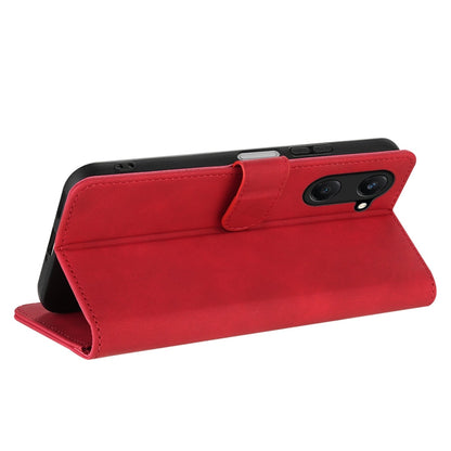 For vivo Y37 / Y36t / Y03 / Y18 AZNS Skin Feel Calf Texture Flip Leather Phone Case(Red)
