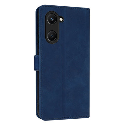 For vivo Y37 / Y36t / Y03 / Y18 AZNS Skin Feel Calf Texture Flip Leather Phone Case(Blue)