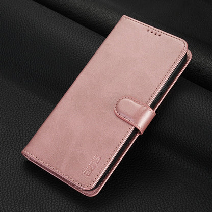 For vivo Y37 / Y36t / Y03 / Y18 AZNS Skin Feel Calf Texture Flip Leather Phone Case(Rose Gold)