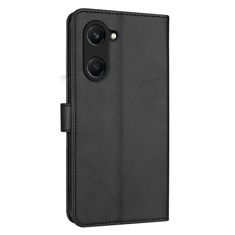 For vivo Y37 / Y36t / Y03 / Y18 AZNS Skin Feel Calf Texture Flip Leather Phone Case(Black)