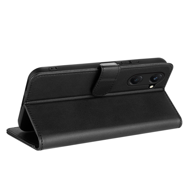For vivo Y37 / Y36t / Y03 / Y18 AZNS Skin Feel Calf Texture Flip Leather Phone Case(Black)