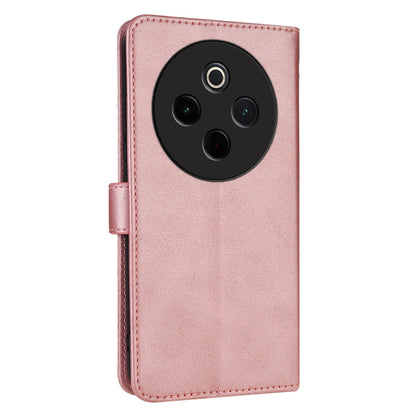 For vivo Y300 Pro AZNS Skin Feel Calf Texture Flip Leather Phone Case(Rose Gold)
