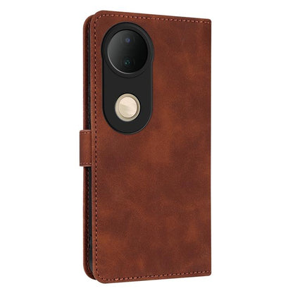 For vivo S20 AZNS Skin Feel Calf Texture Flip Leather Phone Case(Brown)