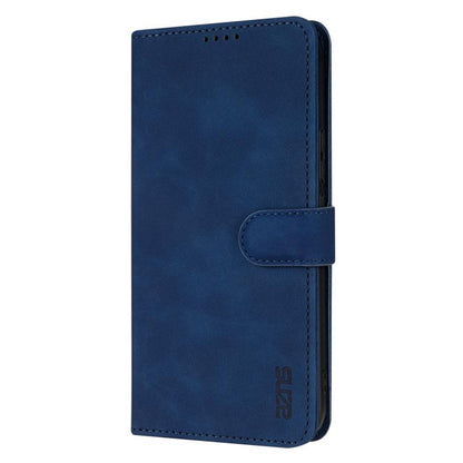 Pour étui de téléphone en cuir à rabat Vivo S20 AZNS Skin Feel Calf Texture (bleu)